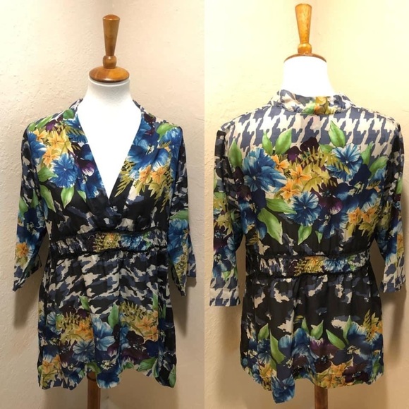 Johnny Was Tops - {Johnny Was} Printed tunic